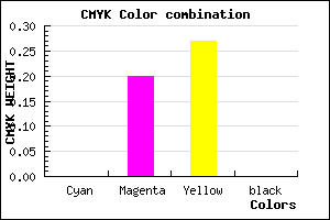 #FFCBBB color CMYK mixer