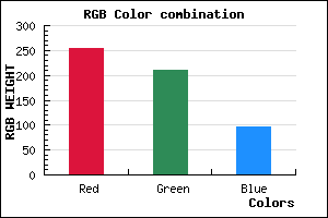 rgb background color #FFD361 mixer