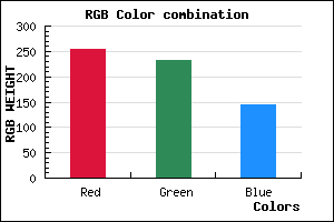 rgb background color #FFE890 mixer
