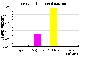#FFEAC3 color CMYK mixer