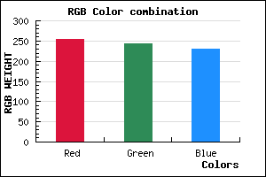 rgb background color #FFF2E5 mixer