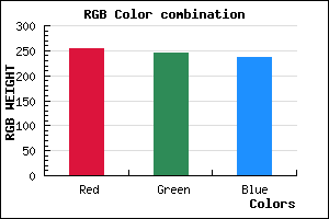 rgb background color #FFF5ED mixer