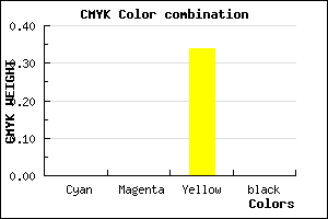 #FFFFA9 color CMYK mixer