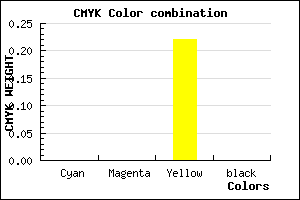 #FFFFC6 color CMYK mixer