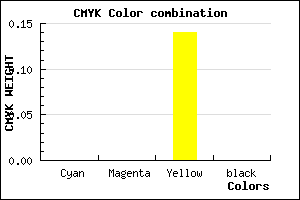 #FFFFDB color CMYK mixer