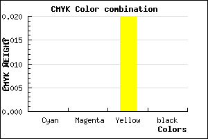 #FFFFF9 color CMYK mixer