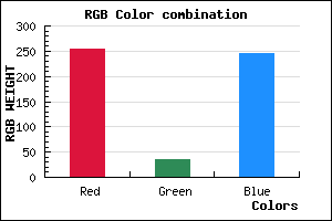 rgb background color #FF24F5 mixer
