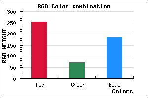rgb background color #FF48BB mixer