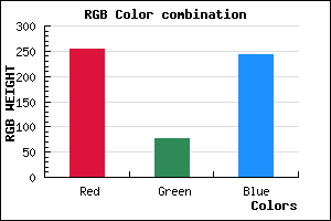 rgb background color #FF4CF4 mixer