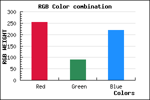 rgb background color #FF5ADC mixer