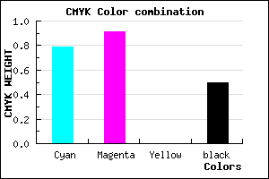 #1B0B7F color CMYK mixer