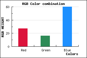rgb background color #1B103C mixer