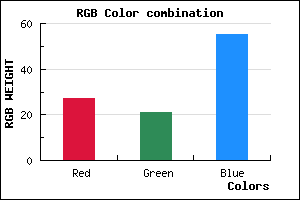 rgb background color #1B1537 mixer