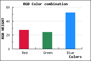 rgb background color #1B1834 mixer