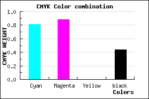 #1C1290 color CMYK mixer