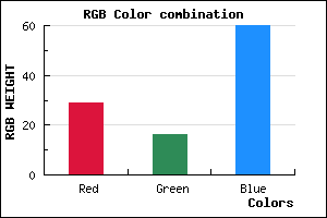 rgb background color #1D103C mixer
