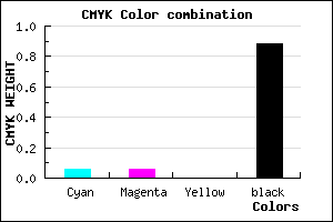 #1D1D1F color CMYK mixer
