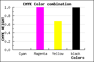 #030001 color CMYK mixer