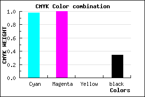 #0300A8 color CMYK mixer