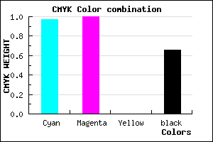 #030056 color CMYK mixer