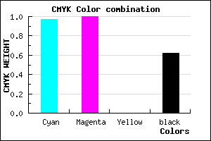 #030060 color CMYK mixer