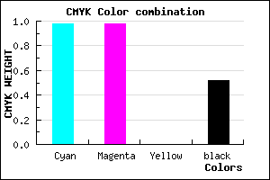 #03037B color CMYK mixer