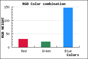 rgb background color #1F1593 mixer