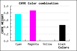 #20128C color CMYK mixer