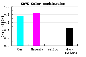 #20188A color CMYK mixer