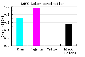#20046F color CMYK mixer