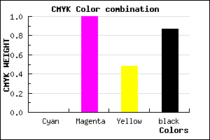 #210011 color CMYK mixer