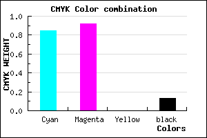 #2112DD color CMYK mixer