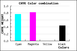 #211A8E color CMYK mixer