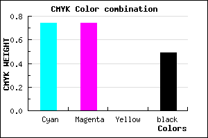 #212181 color CMYK mixer