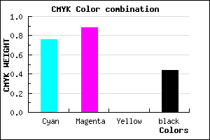 #221290 color CMYK mixer