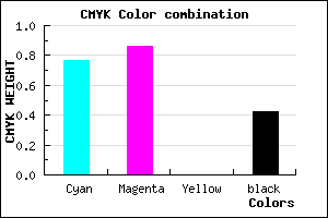 #221494 color CMYK mixer