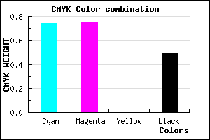 #222082 color CMYK mixer