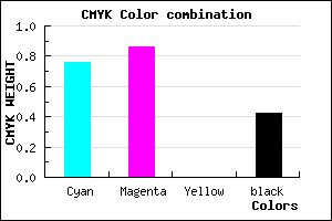 #231494 color CMYK mixer