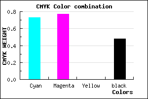 #231E84 color CMYK mixer