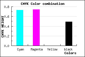 #232181 color CMYK mixer