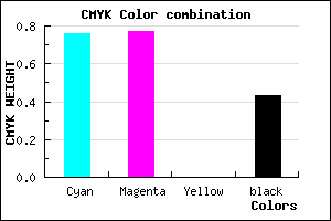 #232191 color CMYK mixer