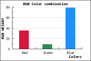 rgb background color #23094F mixer