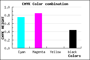 #24168E color CMYK mixer
