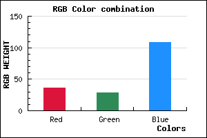 rgb background color #241D6C mixer