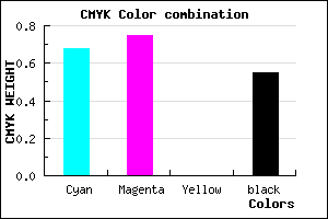#241D72 color CMYK mixer