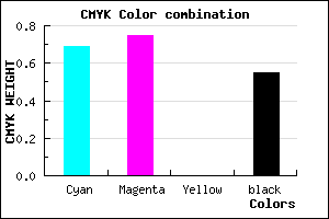#241D73 color CMYK mixer