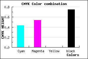 #241D3F color CMYK mixer