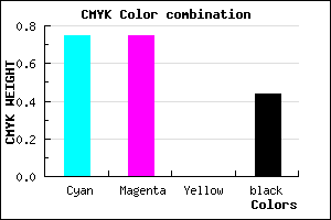 #242490 color CMYK mixer
