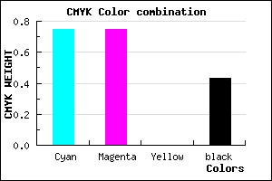 #242491 color CMYK mixer