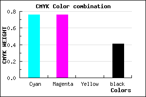 #242496 color CMYK mixer